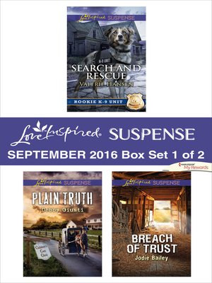 cover image of Harlequin Love Inspired Suspense September 2016--Box Set 1 of 2